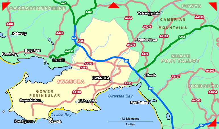 City_of_Swansea_Map